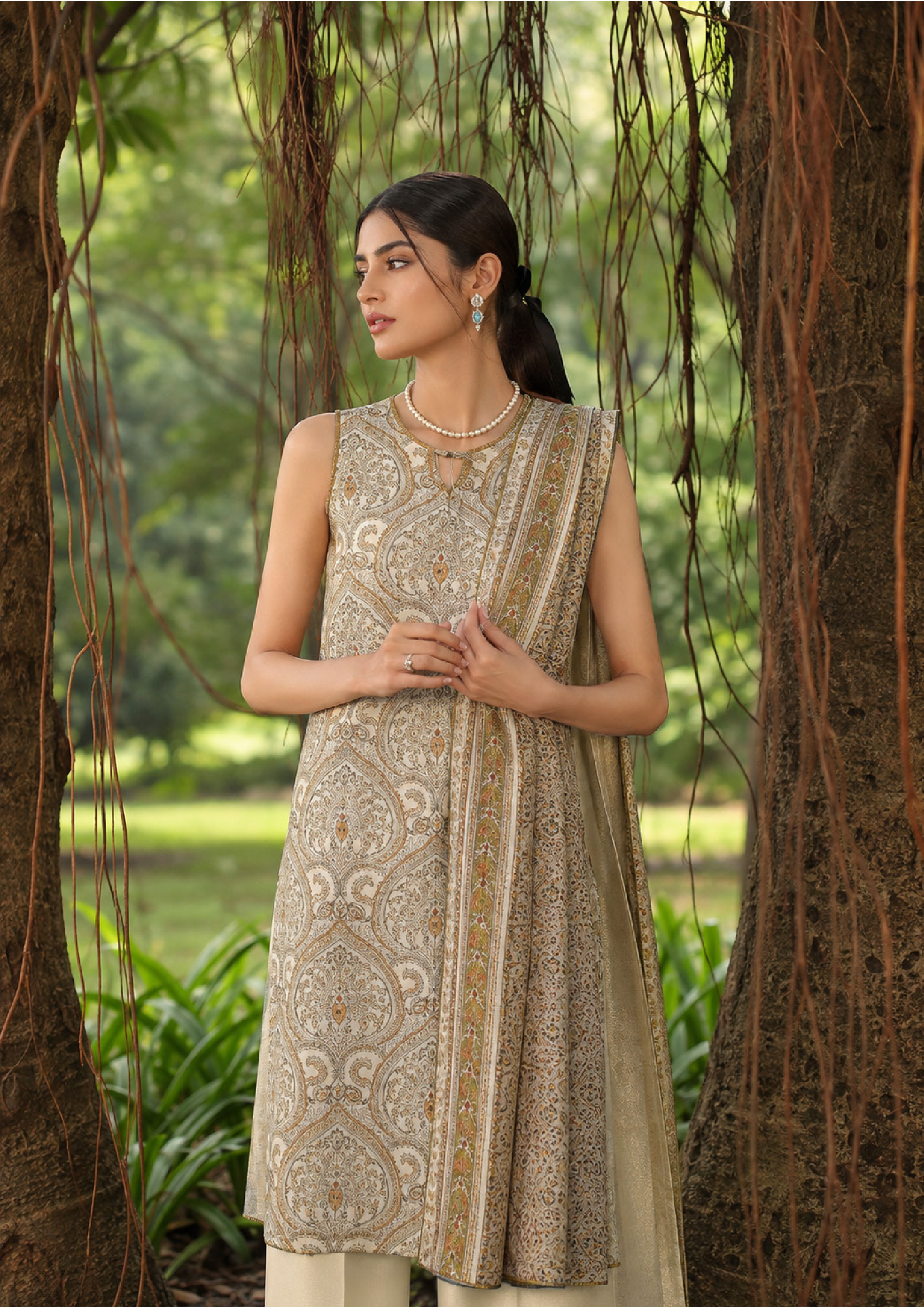 Sapphire 3 Piece Digital Printed Linen suit 3PB-WS26CL16-154